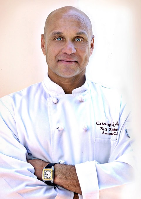 Photo of head chef and owner of Blackburn's Catering, Bill Blackburn