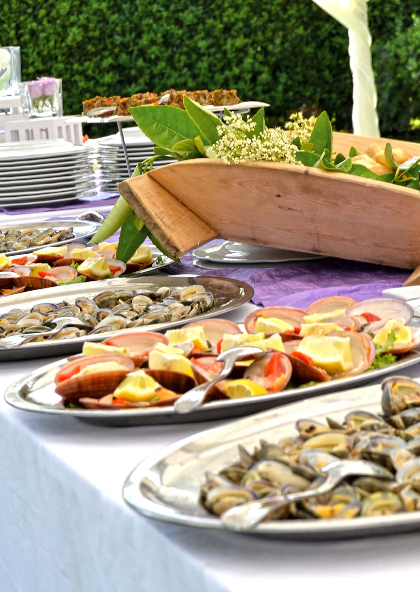 Private event catering appetizer buffet in Corona, CA by Chef Bill Blackburn